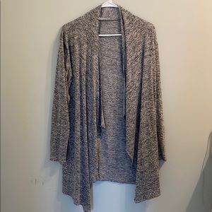 grey over the shoulder jacket
